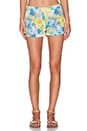 view 1 of 3 Cori Short in Yellow Floral Print