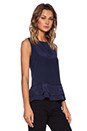 view 2 of 3 Agathe Top in Navy
