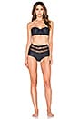 view 4 of 4 HAUT DE MAILLOT DE BAIN TRIANGULOS in Preto