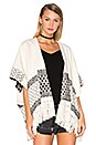 view 1 of 4 Yuma Woven Poncho in Casa Blanca