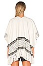 view 3 of 4 Yuma Woven Poncho in Casa Blanca