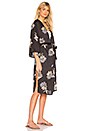 view 2 of 3 Lets Unwind Kimono in Black