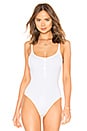 view 2 of 5 Walk My Way Bodysuit in White