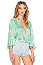 view 2 of 4 BLUSA PIPA in Coastal Green