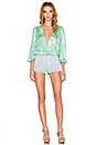 view 4 of 4 BLUSA PIPA in Coastal Green