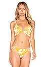 view 1 of 4 HAUT DE MAILLOT DE BAIN TRIANGLE DAKODA in Gold
