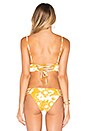 view 3 of 4 HAUT DE MAILLOT DE BAIN TRIANGLE DAKODA in Gold