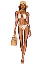 view 4 of 4 Piper Halter Bikini Top in Cafe Cream