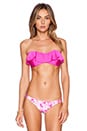 view 1 of 4 FLORA 비키니 탑 in Vivid Magenta