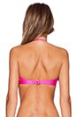 view 4 of 4 FLORA 비키니 탑 in Vivid Magenta