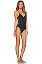 view 2 of 3 Skye Eyelet One Piece in Black Sands