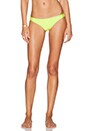 view 1 of 4 Native Eliza Micro Stud Cheeky Bikini Bottoms in Citron