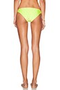view 3 of 4 Native Eliza Micro Stud Cheeky Bikini Bottoms in Citron