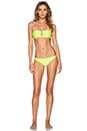 view 4 of 4 Native Eliza Micro Stud Cheeky Bikini Bottoms in Citron