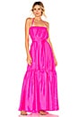 view 3 of 5 Sakura Strapless Dress in Fuchsia