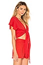 view 2 of 4 TOP À NOUER MAITHILI in Fire Red