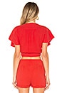 view 3 of 4 TOP À NOUER MAITHILI in Fire Red