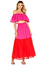 view 4 of 4 Jaisalmer Crop Blouse in Fuchsia