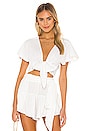 view 1 of 4 Maithili Tie Top in White
