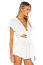 view 2 of 4 Maithili Tie Top in White