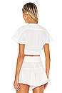 view 3 of 4 Maithili Tie Top in White