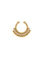 view 2 of 4 Diamond Septum Ring in Gold