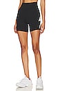 view 1 of 5 Bolt Hi Rise Biker Short in Black