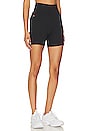 view 2 of 5 Bolt Hi Rise Biker Short in Black