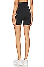 view 4 of 5 Bolt Hi Rise Biker Short in Black