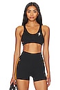 view 1 of 5 Bolt Embroidery Sports Bra in Black
