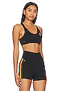 view 2 of 5 Bolt Embroidery Sports Bra in Black