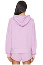 view 3 of 4 5 Stripe Zip Up Hoodie in Mauve/pink Green