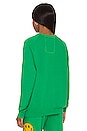 view 3 of 4 Small Smiley Crewneck Sweatshirt in Kelly Green