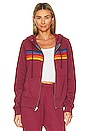 view 1 of 6 5 Stripe Hoodie in Plum