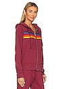 view 3 of 6 5 Stripe Hoodie in Plum