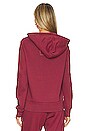 view 5 of 6 5 Stripe Hoodie in Plum