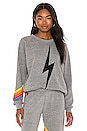 view 1 of 4 SUDADERA BOLT in Heather & Neon Rainbow