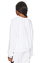 view 3 of 5 SUDADERA BOLT STITCH in White & Black