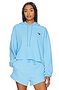view 1 of 4 SUDADERA CON CAPUCHA RECORTADA BOLT STRIPE RELAXED in Sky