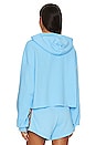 view 3 of 4 SUDADERA CON CAPUCHA RECORTADA BOLT STRIPE RELAXED in Sky