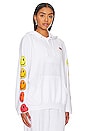 view 2 of 5 PULL À CAPUCHE SMILEY SUNSET in White