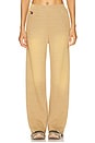 view 1 of 6 Essential Wide Leg Pocket Sweatpant in Faded Tan