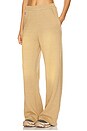 view 3 of 6 Essential Wide Leg Pocket Sweatpant in Faded Tan