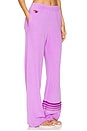view 2 of 6 Rugby Stitch Wide Leg Pocket Sweatpant in Neon Purple & Purple