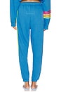 view 5 of 7 5 Stripe Sweatpant in Cobalt & Neon