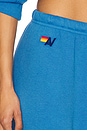 view 7 of 7 5 Stripe Sweatpant in Cobalt & Neon