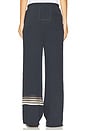 view 4 of 6 Rugby Stitch Wide Leg Pocket Sweatpant in Charcoal