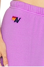 view 6 of 6 5 Stripe Sweatpant in Neon Purple & Neon