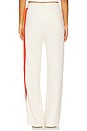 view 5 of 7 5 Stripe Wide Leg Pocket Sweatpant in Vintage White & White Neon