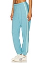 view 1 of 6 5 Stripe Sweatpant in Aquamarine & Aqua
